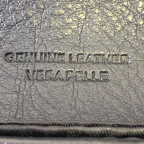 Vera Pelle Weave Woven Genuine Leather Crossbody Bag Multicolor Magnetic Flap - Picture 14 of 15